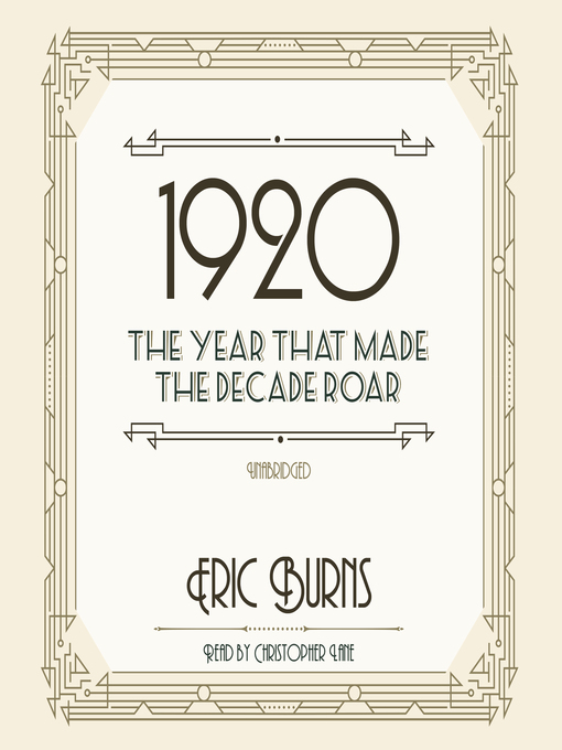 Title details for 1920 by Eric Burns - Wait list